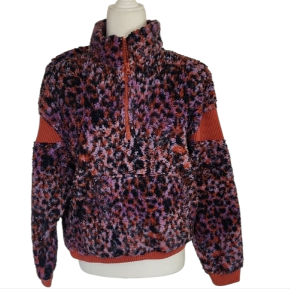 Joy Lab Colorful Fuzzy Pullover Sweater - Picture 1 of 10